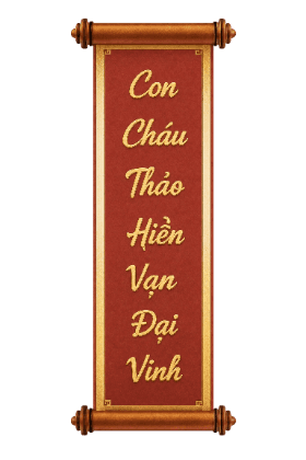 Con cháu thảo hiền vạn đại vinh